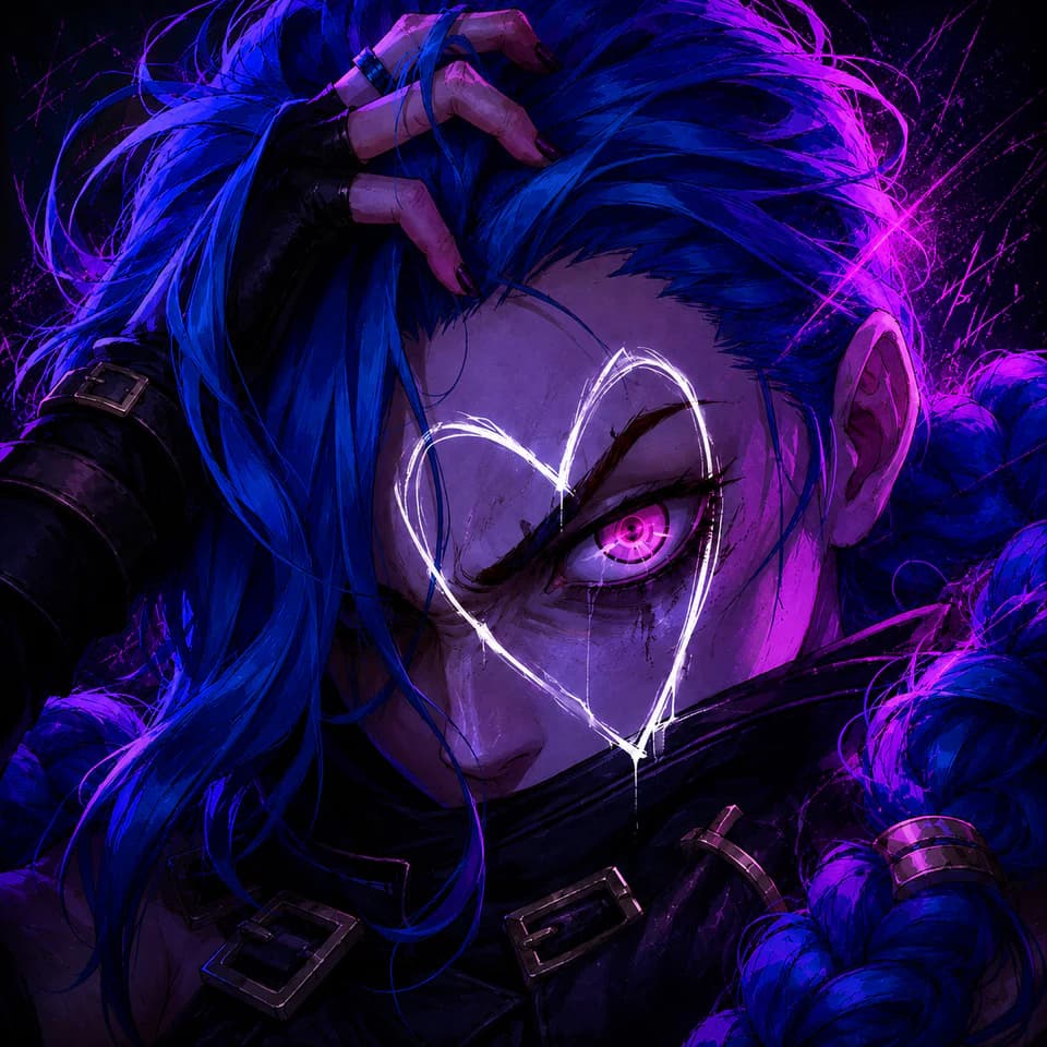 Jinx artwork used as Voxxai's profile image